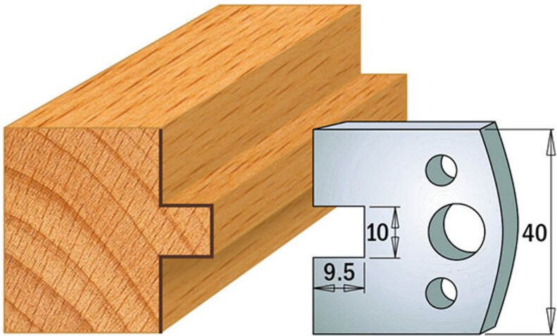 691.092 Paar Abweiser 40x4mm