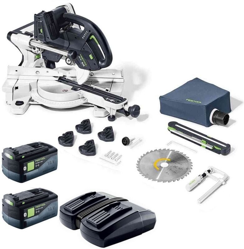 Festool Akku Kappsäge Zugsäge KAPEX KSC 60 EB-Basic 577775 + 2 Akku + Ladegerät
