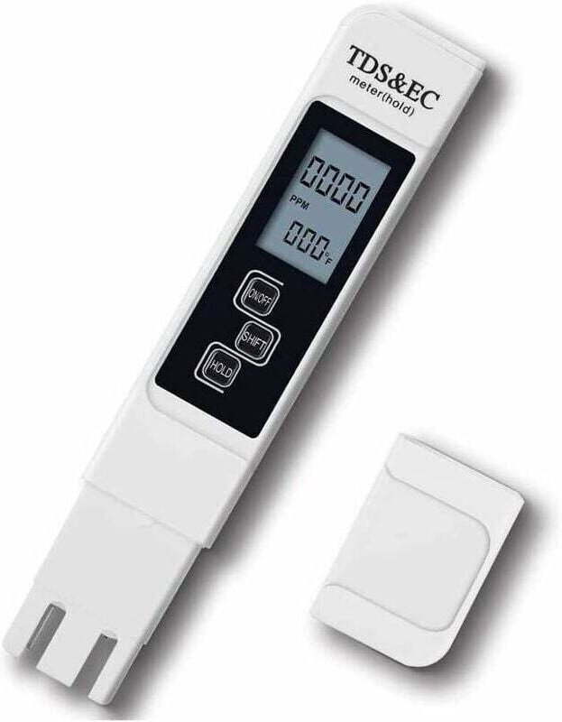 3-in-1-Tester: Messung von TDS, pH-Wert und Schwimmbadwasserqualität Leitfähigkeitsmessgerät mit LCD-Bildschirm hohe Gen...