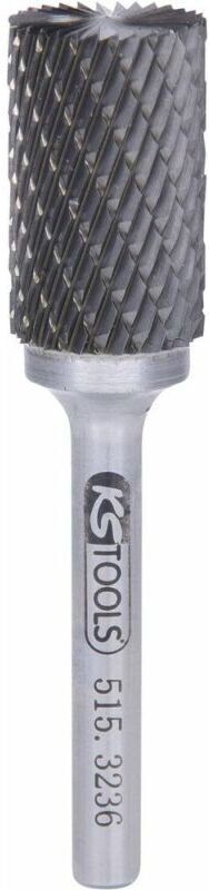 Ks Tools hm Zylinder-Frässtift Form a mit Stirnverzahnung, 16mm - 515.3236