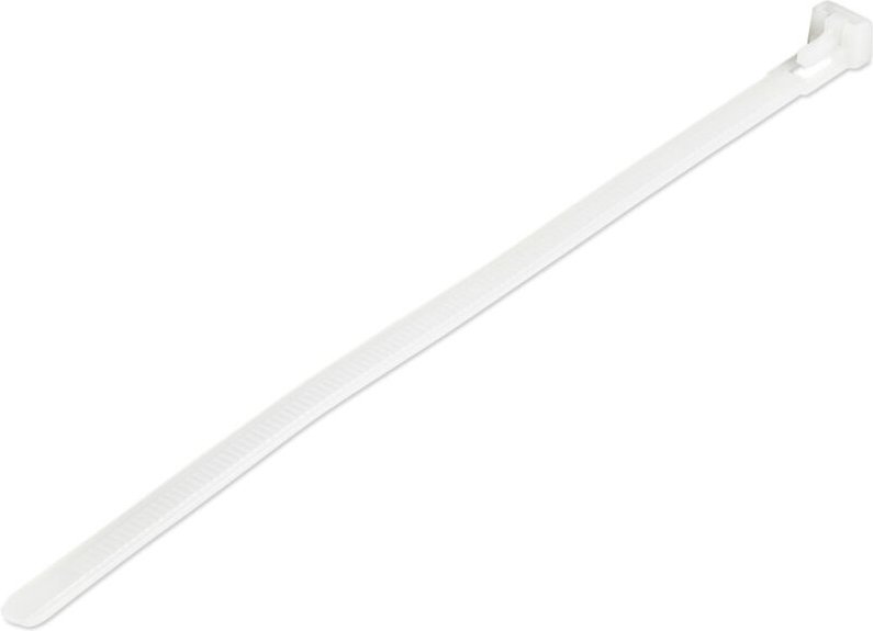 StarTech.com Kabelbinder - 203x4 mm, wiederverwendbar, lösbare Nylonbinder, 22 kg Zugfestigkeit, Innen- und Außenbereich...