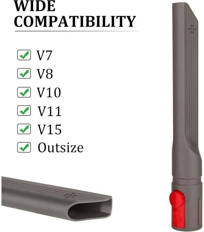 UlisemQuick Release Fugendüse Düsenbürstenaufsatz Ersatz für Dyson V11 V10 V8 SV10 V7 SV11 Akku-Staubsauger