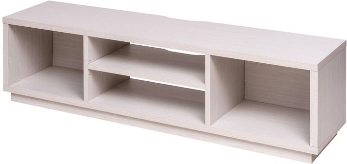 TV-Möbel, TV-Schrank, TV-Bank, TV-Halterung für Bildschirme bis zu 65 Zoll, 4 Regale, Kabelauslass, Schlafzimmer, Wohnzi...