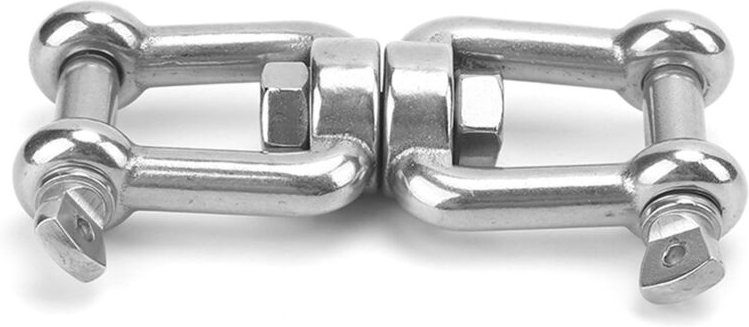 Shanrya Marine Swivel Manila Swivel Back aus Edelstahl 316 für Boote.