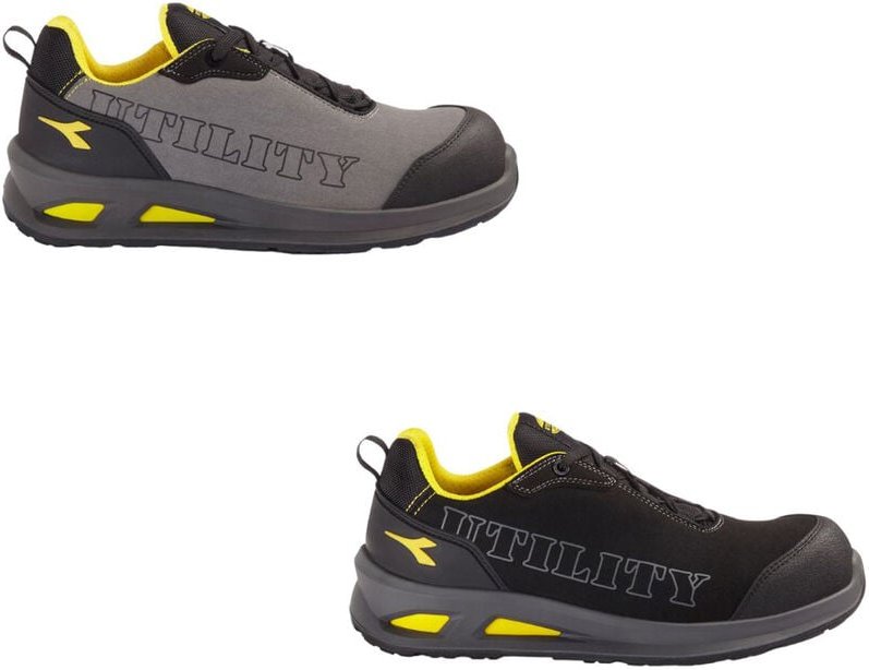 Diadora Smart Softbox Low S3L FO SR ESD Sicherheitsschuhe - 41 EU - Grau