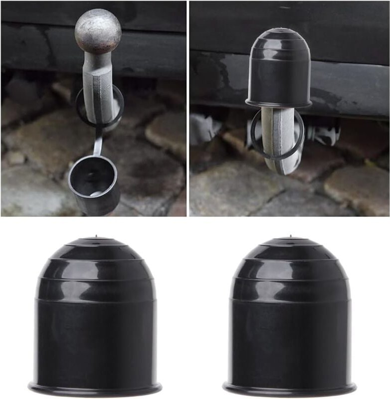 Lntyq - Stück Anhängerkupplungs-Kugelkopfabdeckung, Anhängerkupplungs-Schutzkappe, wasserdichte Anhängerkupplungs-Kugelk...