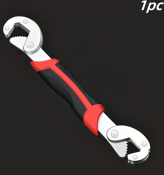 1-teiliger universeller verstellbarer Doppelkopfschlüssel, das ultimative Multifunktionswerkzeug für Handwerker und Klem...