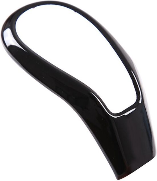 Tlily - Schwarze Auto-Schaltkopfabdeckung, Schaltknauf-Zierrahmen-Aufkleber, Ersatz für XC60 S60 S80 V40