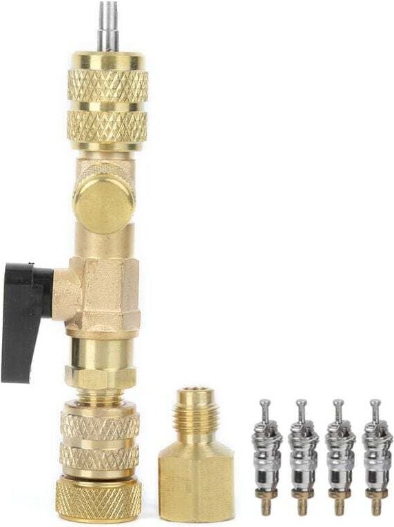 Kit De Remplacement De Noyau De Valve 4 Pièces Avec Outil D'Installation Et Dissolvant