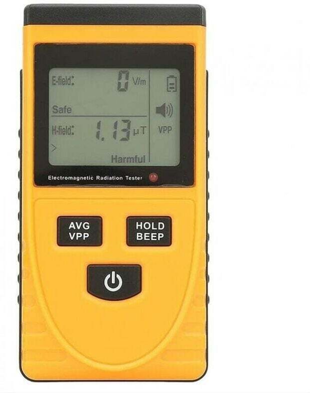 Elektromagnetischer Strahlungsdetektor GM3120 – Digitaler EMF-Zähler LCD – Akustischer und visueller Alarm – Tragbar und...