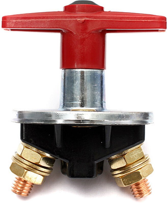 Batterietrennschalter, 12V-60V 200A Universal-Festschlüssel-Not-Aus-Schalter für Autobatterie, Boot