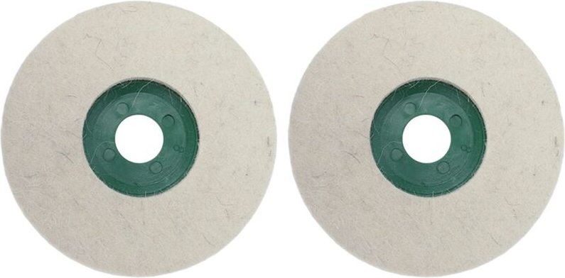 Polierscheibe 2 Stück 5 Zoll Wollfilz Polierscheibe Rundschleifen Polierscheibe für Winkelschleifer - Ej.life