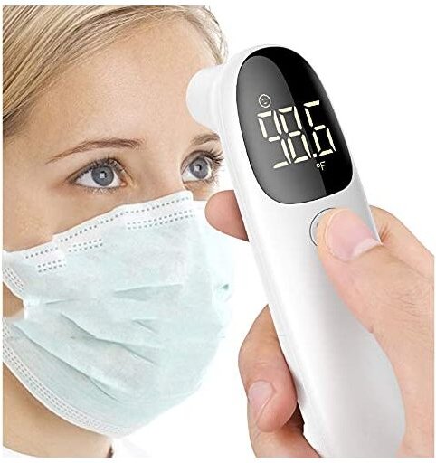 Ersandy - Stirn- und Ohrthermometer, medizinisches berührungsloses Infrarot-Thermometer für Erwachsene, Kinder, Babys, L...