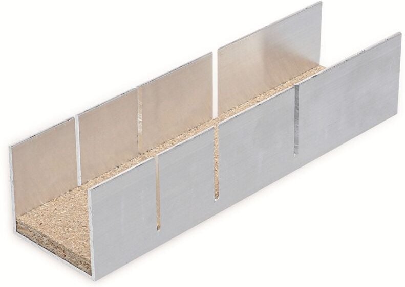 Aluminium-Gehrungslade 245 x 65 x 55 mm