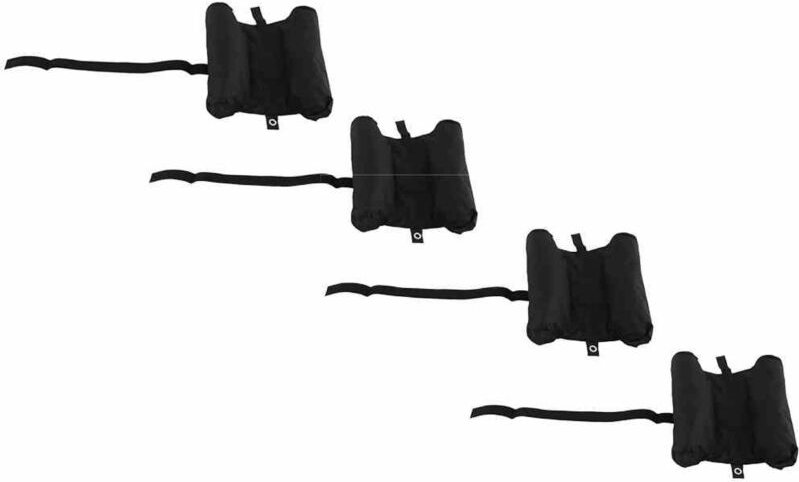 Pavillon Beschwerer, 4er Set zum Befüllen mit Sand, universal einsetzbar