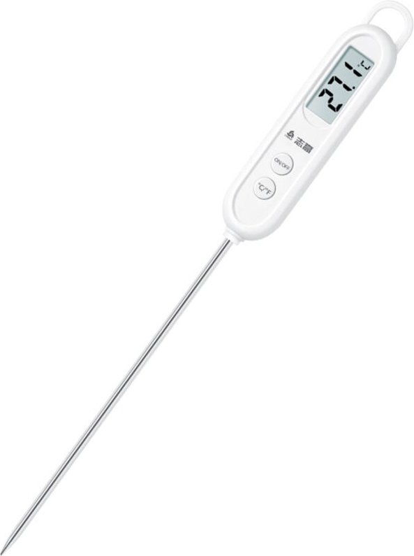 Csparkv - Küchenthermometer, Fleischthermometer, Digitales Thermometer mit langer Sonde, Lebensmittelthermometer, Kochth...