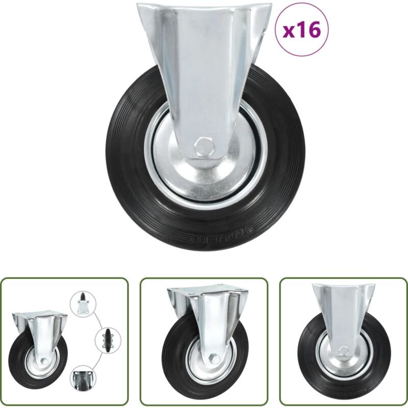 Thumbnail - Bockrollen 200 mm - 16 Stk. Bockrollen 200 mm