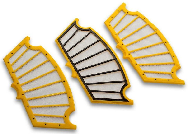 Vhbw - Filterset 3x Staubsaugerfilter kompatibel mit iRobot Roomba 560, 562, 563, 564, 565, 570, 580, 581, 585, 590 Stau...