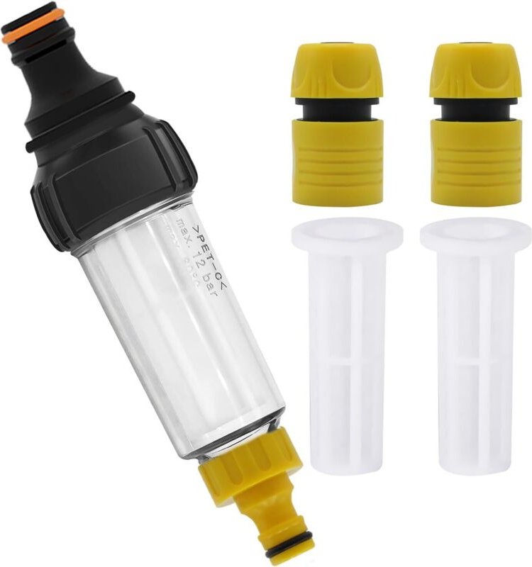 Filter für Gartenpumpe Wasserfilter Wohnmobil Wasserfilter für Gartenschlauch Wasserfilter Hochdruckreiniger für alle 3/...