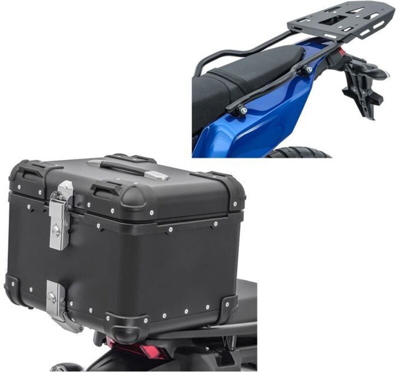 Topcase + Gepäckträger - Yamaha Tenere 700/Rally (2019-2025) - XS45 - Stahl 45 L - Schwarz
