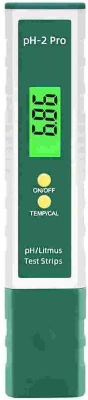 Digitales pH-Meter mit Lackmus-Teststreifenfunktion/Temperaturmessung, Multifunktionsmessgerät mit hoher Genauigkeit von...
