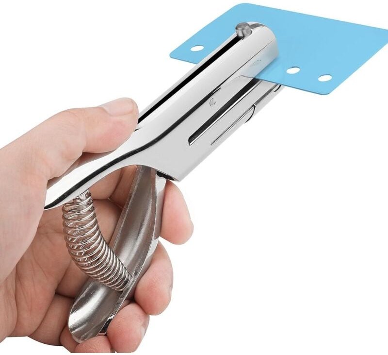 6,35 mm (1/4 Zoll) Einzellochstanzer, tragbar, ideal für Bastelarbeiten und Papier, robust und geeignet für Papier, Kart...