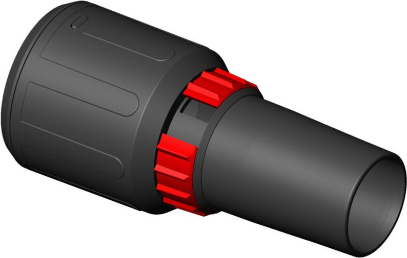 Rohranschluss 35 drehbar, mit Nebenluftring, für Saugkraftregelung - Starmix