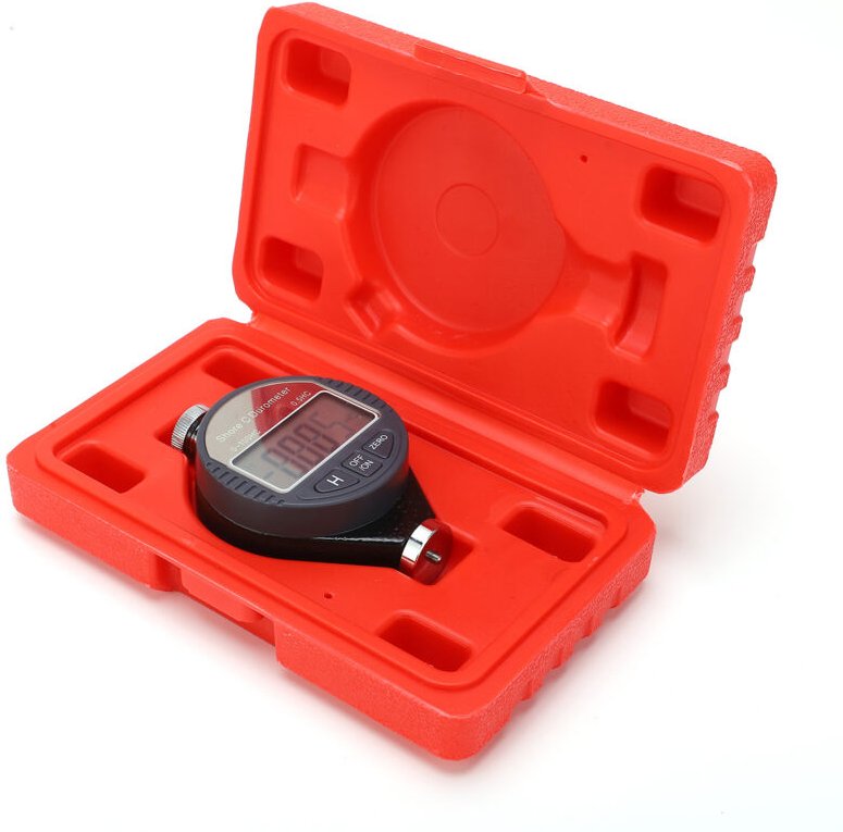 Digitales 100HD C Shore-Härteprüfgerät für Gummi mit LCD-Anzeige.