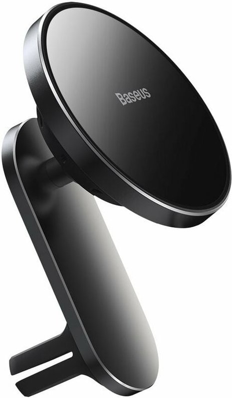 Baseus magnetischer Autotelefonhalter kabelloses Ladegerät 15 W (MagSafe kompatibel für iPhone) schwarz