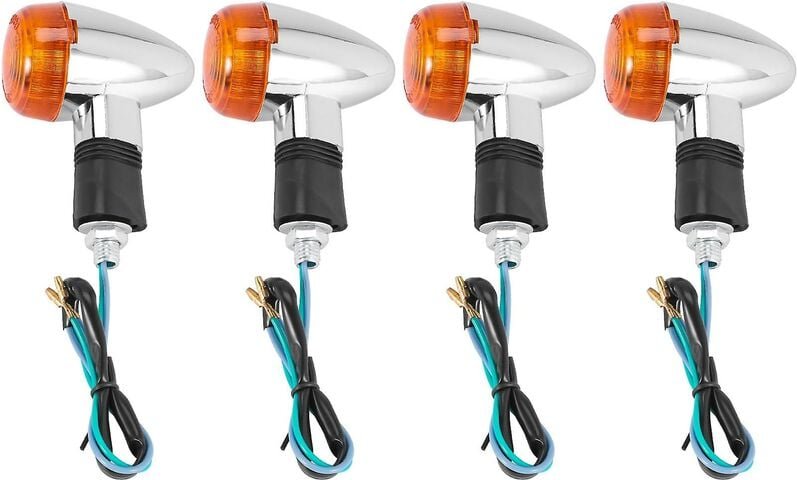 4 Stück Motorrad Blinker Lichter LED-Anzeige für