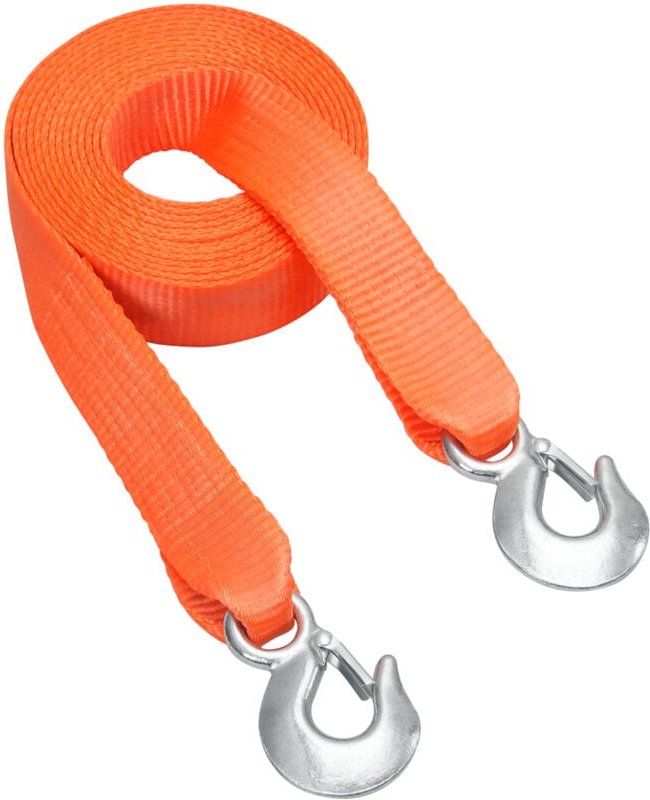 Mophorn ATV-Abschleppgurt mit Haken, 2 Zoll x 20 Fuß, 17000 lbs Tragkraft, Hochleistungs-Bergeseil mit sicheren Haken fü...