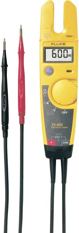 Fluke - T5-600 Zweipoliger Spannungsprüfer cat iii 600 v lcd, Akustik
