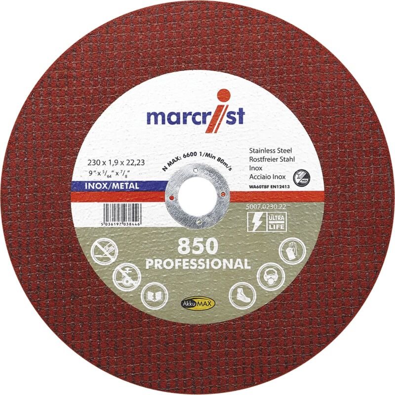 Le Sanitaire - Trennscheibe D230x1,9mm gerade Winkelschleifer Bohrung 22,23 mm