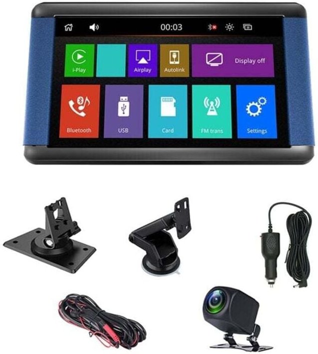 Tragbares 7-Zoll-Touchscreen-GPS-Lesegerät für die Autonavigation mit kapazitivem Touchscreen