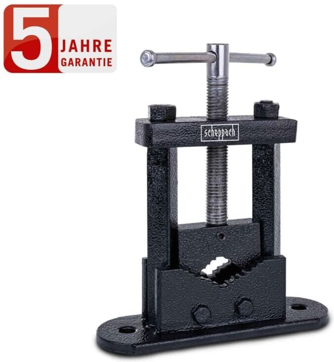 Scheppach - Rohrschraubstock SPV50 Spannweite 0-75mm Spannbackenlänge 65 mm
