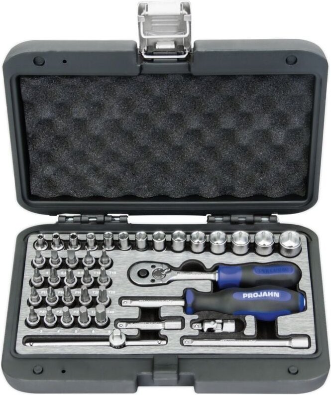 1/4 professional Steckschlüssel-Koffer 40-teilig - Projahn