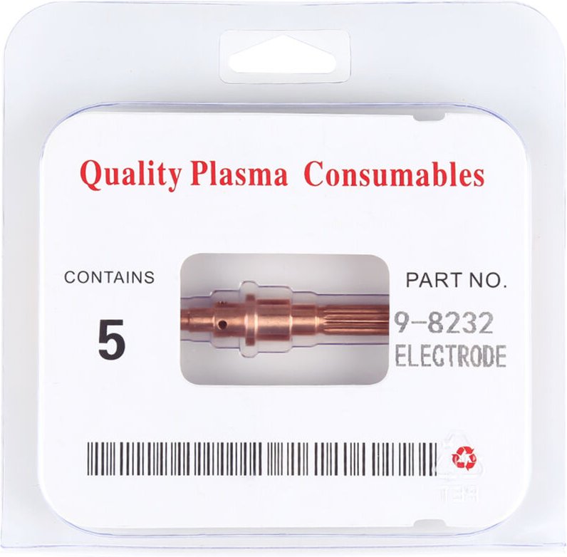 Packung mit 5 Verbrauchsmaterialien für den Plasmaschneidbrenner Thermal Dynamics 9-8232: SL60-100 Elektrode