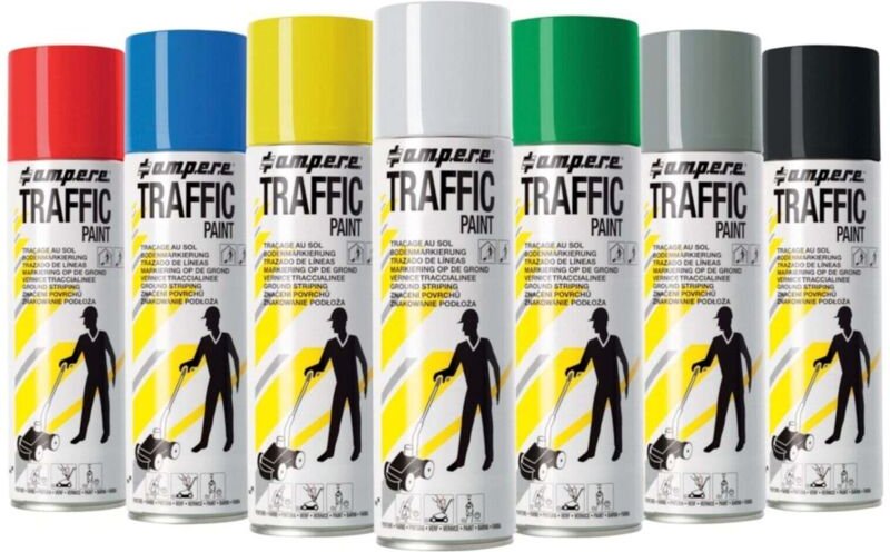 Bodenmarkierspray TRAFFIC PAINT® 500ml weiß
