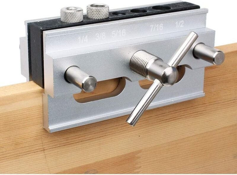 Selbstzentrierendes Dübellehren-Set, Holzdübel-Führungsbuchsen-Set, Verbindungswerkzeug für die Holzbearbeitung