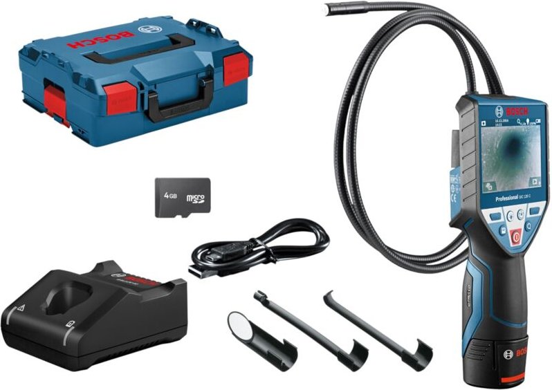 Bosch gic 120 c Professional 10,8 v Akku Inspektionskamera + 1,5 Ah Akku + Lader in L-Boxx ( 0601241201 )