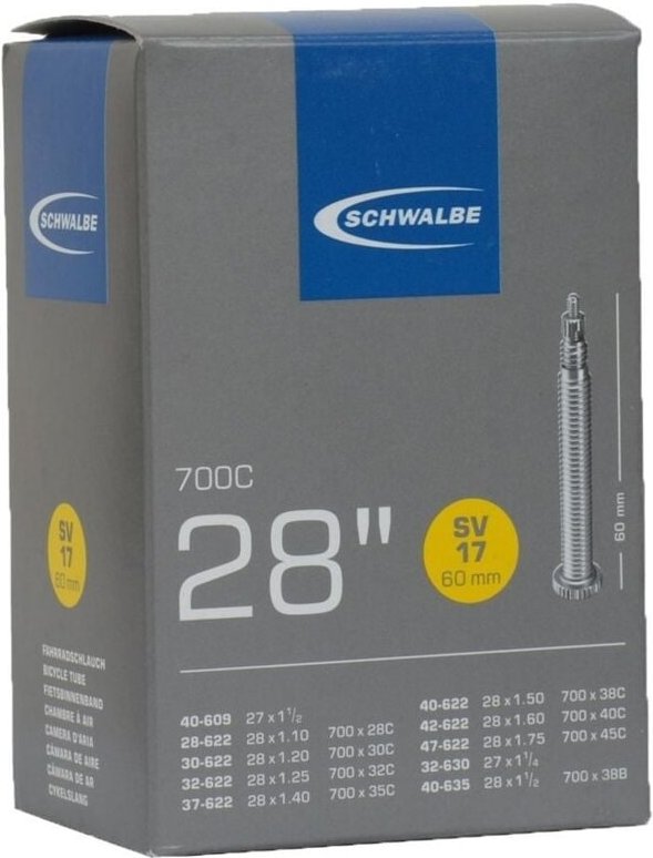 Schwalbe SV17 Schlauch 28x1.10/1.75 700x28/45C Presta-Ventil 50 mm