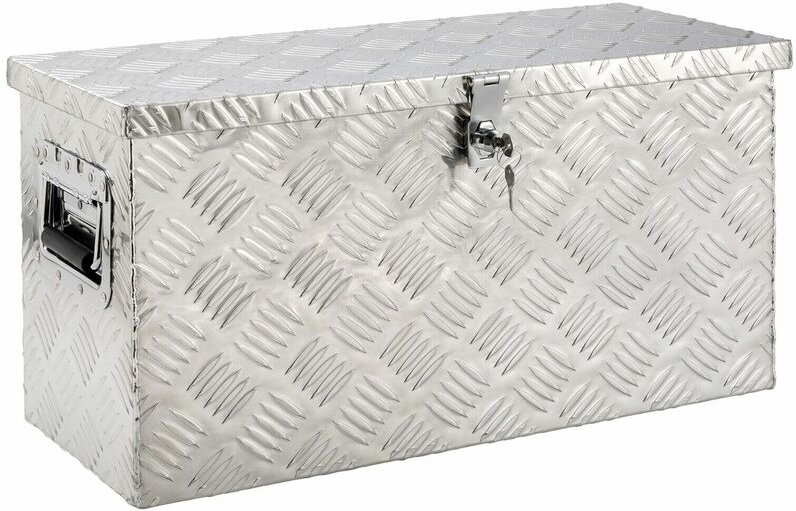 Arebos - Truckbox Alubox Werkzeugkiste Alukiste Deichselbox Staubox Anhängerbox