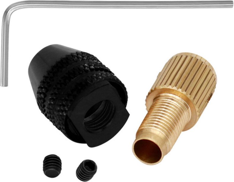 Mini selbstspannendes Bohrfutter, Bohrfutteradapter, Mini-Bohrfutter, Mini-Bohrmaschinenzubehör, Spannzange mit Inbussch...