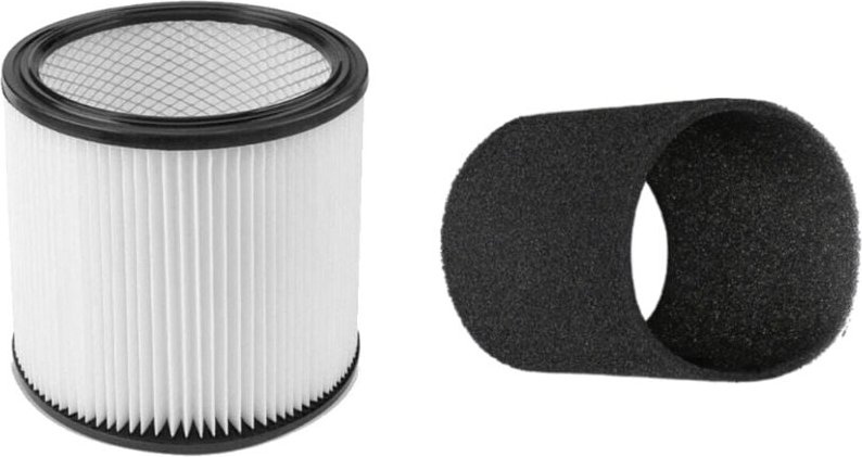 Set: Rundfilter + Schaumfilter kompatibel mit Shop Vac QPL650 SL14-300A SL14-400 SL14-600C VN92550A 586-75-00 586-76-00 ...