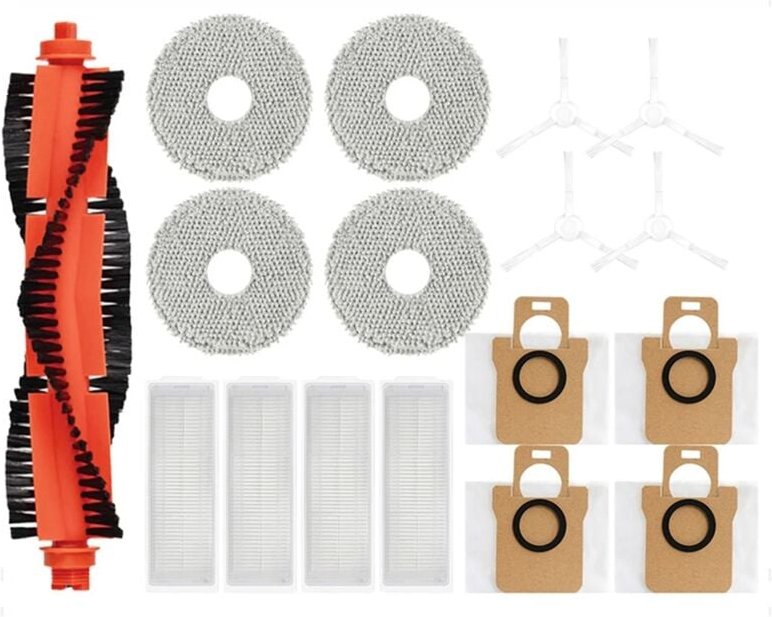 Für M30 Pro C107 Ersatz Ersatzteile Zubehör Mopp Tuch Staubbeutel Hepa-Filter Wichtigsten Pinsel