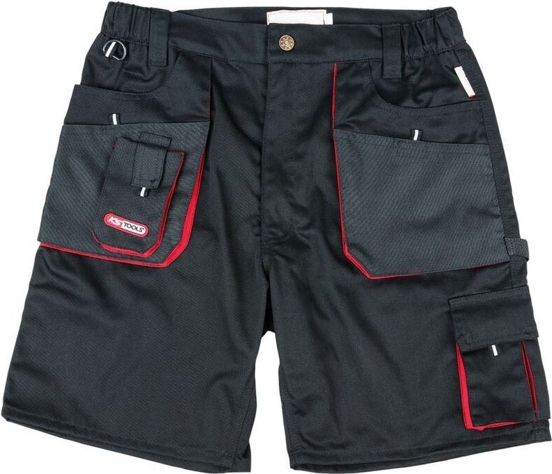 Ks Tools Arbeitsshorts, Gr. 60 schwarz/rot