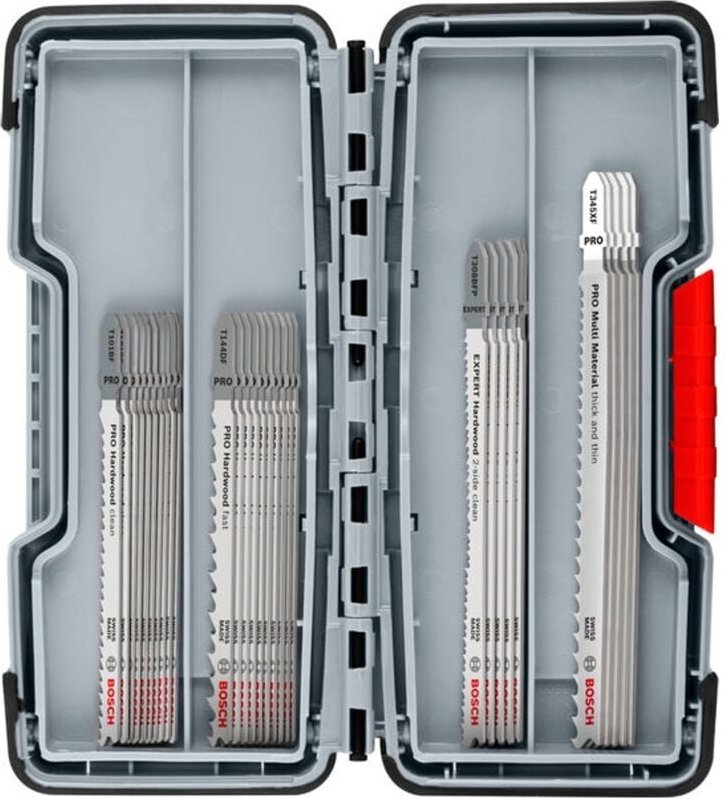 Bosch PRO Stichsägeblatt, Wood and Metal Set für Küchenbauer, 100 mm, 30-tlg
