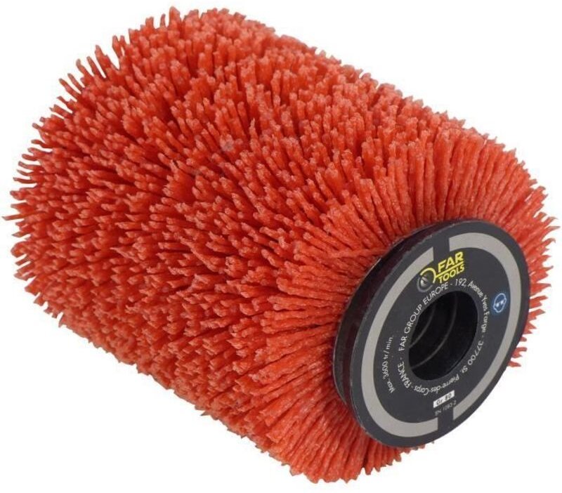 Fartools - Drahtbürste Nylon mit Schleifmittel ummantelt Ø 80 mm für Rex 80