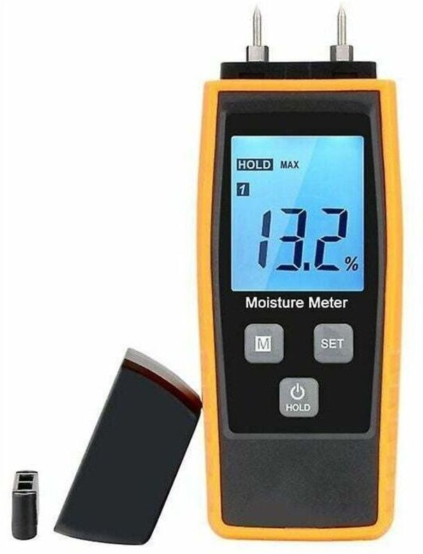 Feuchtigkeitstester, Wand- und Holzfeuchtetester, Leckagemessgerät, Luftfeuchtigkeit, Zementmörtel, Wassergehaltsdetekto...