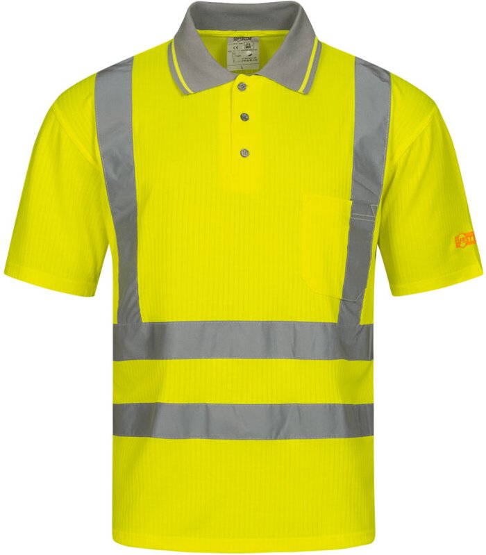 DIEGO UV-Warnschutz-Polo-Shirt Gelb Größe 1-M(50/52)
